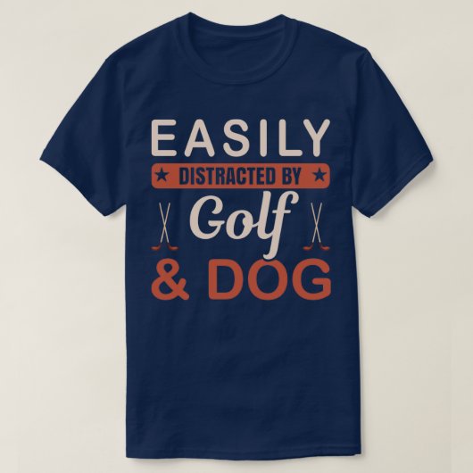 Golf Dog Golf T-shirt (Design voorkant)