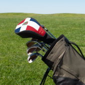 Golf Dominicaanse Republiek & Vlag / Golfclubs Hoe Golfheadcover (Insitu)
