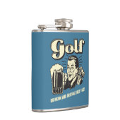 Golf: Drink & rijdend sinds 1642 Heupfles (Rechts)