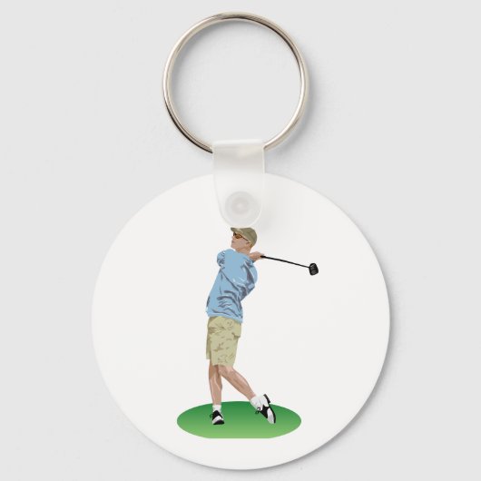 Golf Drive Sleutelhanger (Voorkant)