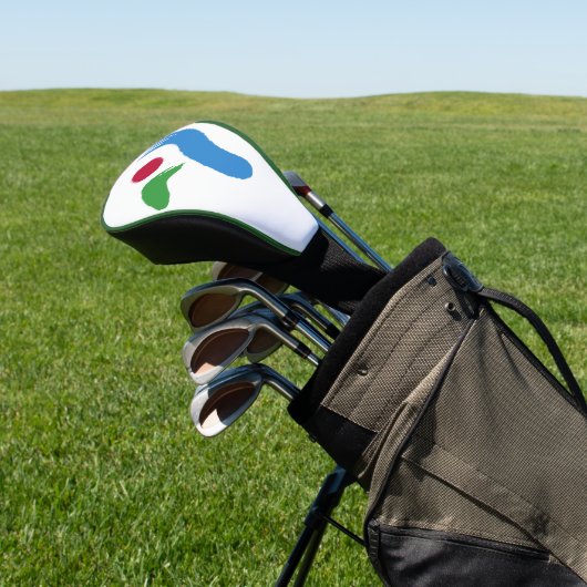 Golf Driver Cover with Flag of Seoul, South Korea (Insitu)
