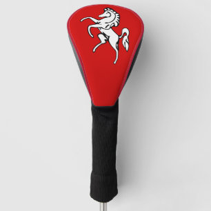 Golf Driver Hoes met Vlag van Kent County Golfheadcover