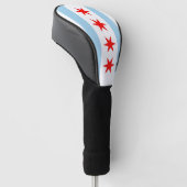 Golf Driver Hoesje met de Amerikaanse vlag Golfheadcover (Schuin)