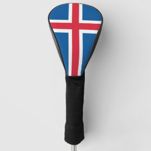 Golf Driver Hoesje met de vlag van IJsland Golfheadcover