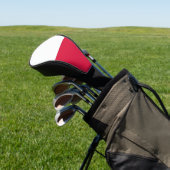 Golf Driver Hoesje met de vlag van Polen Golfheadcover (Insitu)
