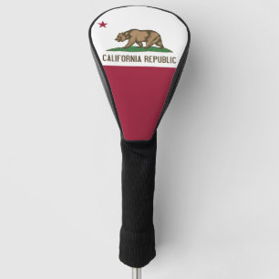 Golf Driver Hoesje met vlag van Californië, Vereni Golfheadcover