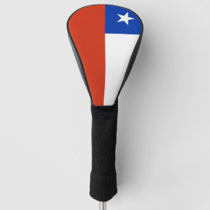 Golf Driver Hoesje met vlag van Chili Golfheadcover