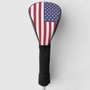 Golf Driver Hoesje met vlag van de Verenigde State Golfheadcover