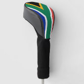 Golf Driver Hoesje met vlag van Zuid-Afrika Golfheadcover (Schuin)