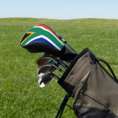 Golf Driver Hoesje met vlag van Zuid-Afrika Golfheadcover (Insitu)