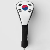 Golf Driver Hoesje met vlag van Zuid-Korea Golfheadcover (Voorkant)