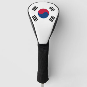 Golf Driver Hoesje met vlag van Zuid-Korea Golfheadcover
