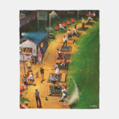 Golf Driving Range van John Falter Fleece Deken (Voorkant)