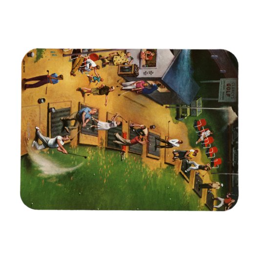 Golf Driving Range van John Falter Magneet (Horizontaal)