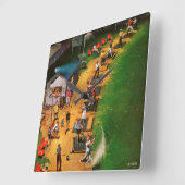 Golf Driving Range van John Falter Vierkante Klok (Hoek)