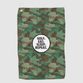 Golf, Eat, Slaap, Golfhanddoek herhalen (Voorkant)