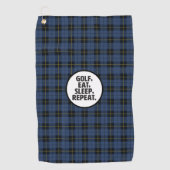 Golf, Eat, Slaap, Golfhanddoek herhalen (Voorkant)