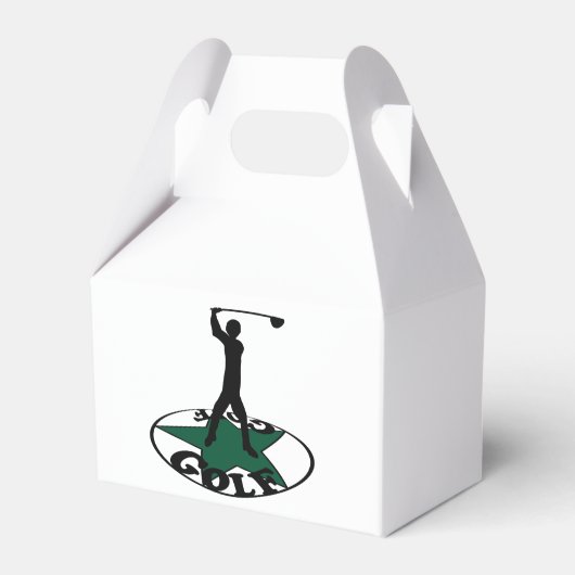 Golf - een geweldig spel bedankdoosjes (Voorkant Zijde)