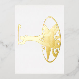 Golf - een geweldig spel folie uitnodiging