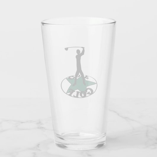 Golf - een geweldig spel glas (Achterkant)