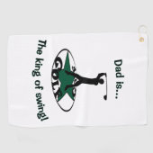 Golf - een geweldig spel golfhanddoek (Horizontaal)