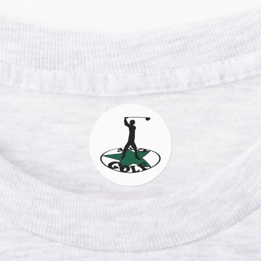 Golf - een geweldig spel labels (Aangebracht)