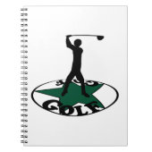 Golf - een geweldig spel notitieboek (Voorkant)