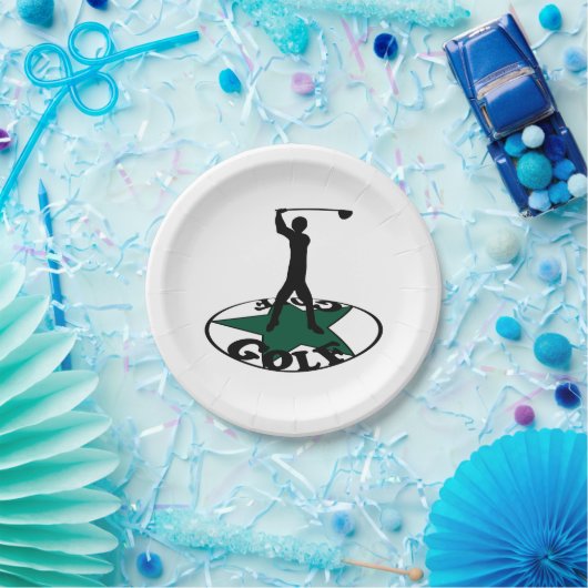 Golf - een geweldig spel papieren bordje (Feest)