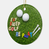 Golf eet golf golf golf keramisch ornament (Links)