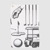  Golf Elements Collectie Handdoek (Voorkant)