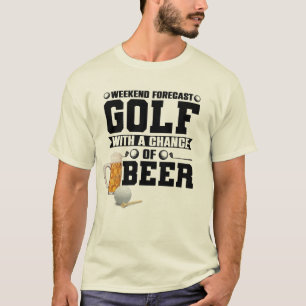 Golf en Bier Forecast T-shirt