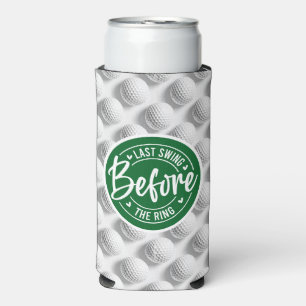 Golf en bier Grappig Gezegde voor vrijgezellenhuwe