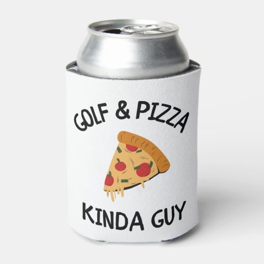 Golf- en pizzabusje blikjeskoeler (Blikje Voorkant)