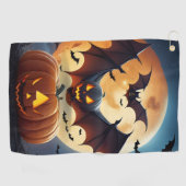 Golf en style Éffrayant : Serviettes de golf Hallo (Horizontal)