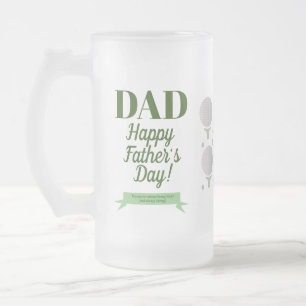 Golf en T-shirt Green Photo Fathers Day Matglas Bierpul