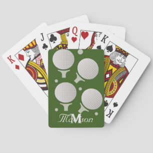 Golf en T-shirt Vaderdag Gift Pokerkaarten
