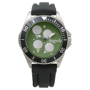 Golf- en Tee-gradiëntbal Heren Cadeau Horloge