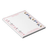 Golf en Tuinieren Gepersonaliseerd Notitieblok (Schuin)