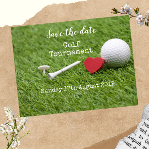 Golf Enregistrer la date Golf Tournoi Faire-part