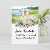 Golf Enregistrer la date Golf Tournoi Invitation (Debout devant)