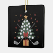 Golf Equipment Christmas Tree Christmas Golf Keramisch Ornament (Links)