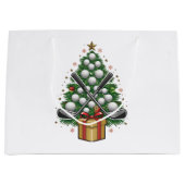 Golf Equipment Kerstmis Golf Groot Cadeauzakje (Voorkant)