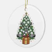 Golf Equipment Kerstmis Golf Keramisch Ornament (Links)