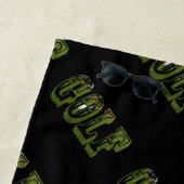 Golf Est Le Mot Sportif, Serviette De Plage (En situation)