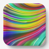 Golf esthetisch modern esthetisch ontwerp papieren bordje (Voorkant)