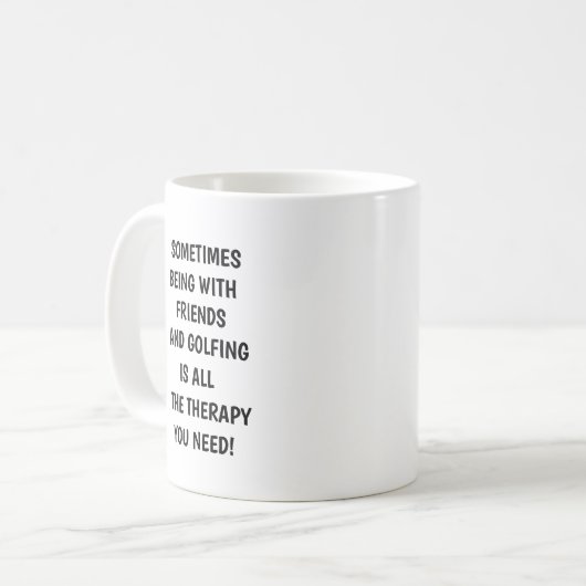 Golf Et Ami - Mug Drôle (Devant gauche)