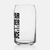 Golf Etched Can Glass (Gauche)