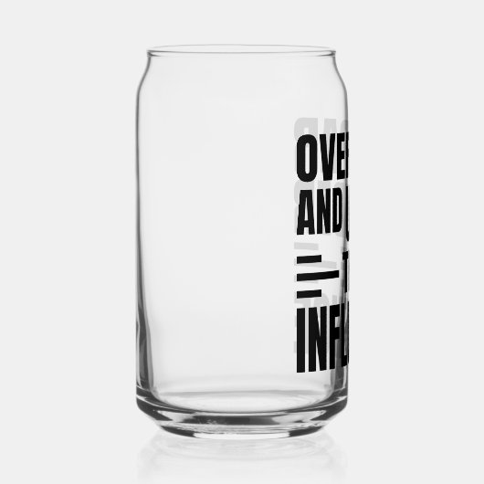 Golf Etched Can Glass Blikvorm Glas (Rechts)