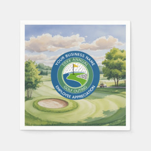 Golf Evenement om Werknemers te Waarderen Servet
