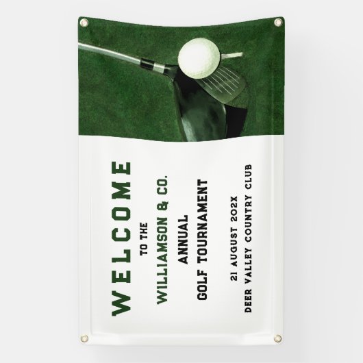 Golf Event Banner (Verticaal)